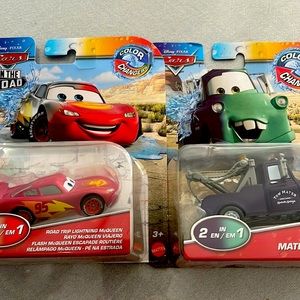 Official CARS color changing Lightning McQueen and Mater